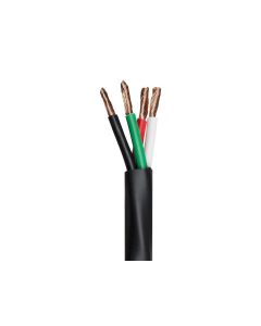 Monoprice Speaker Wire/Cable - 250 Feet - 12 AWG 4 Conductor CMP-Rated | UL Plenum Rated, 100 Percent Pure Bare Copper with Color Coded Conductors - Nimbus Series