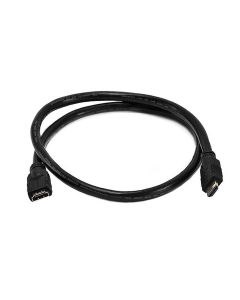 Monoprice Commercial Series Premium 3ft 24AWG CL2 High Speed HDMI Cable Male to Female Extension - Black