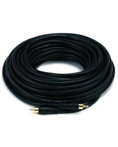 Monoprice 50ft Coaxial Audio/Video RCA Cable M/M RG59U 75ohm (for S/PDIF Digital Coax Subwoofer & Composite Video) Black